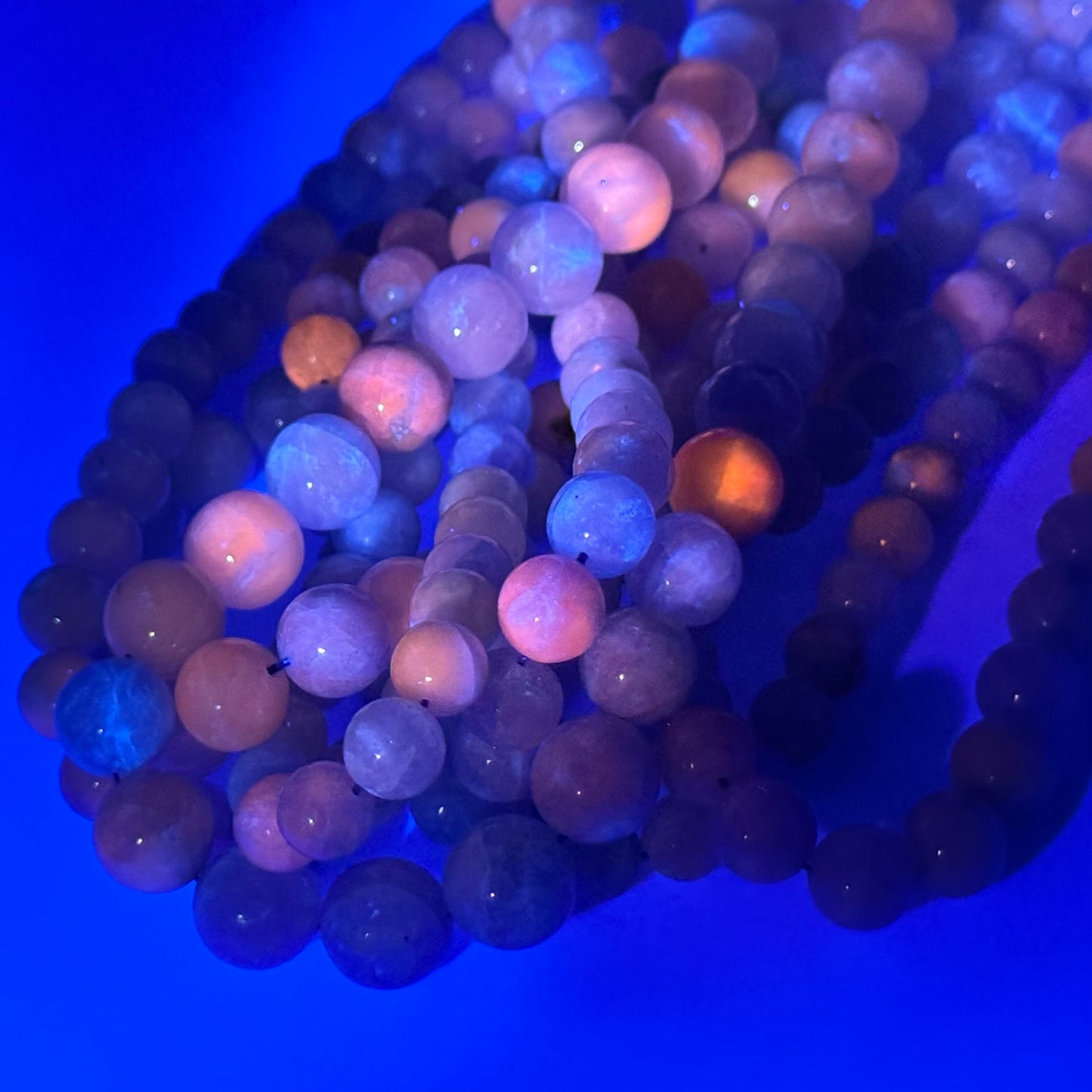 Hackmanite Polished Round Gemstone Beads