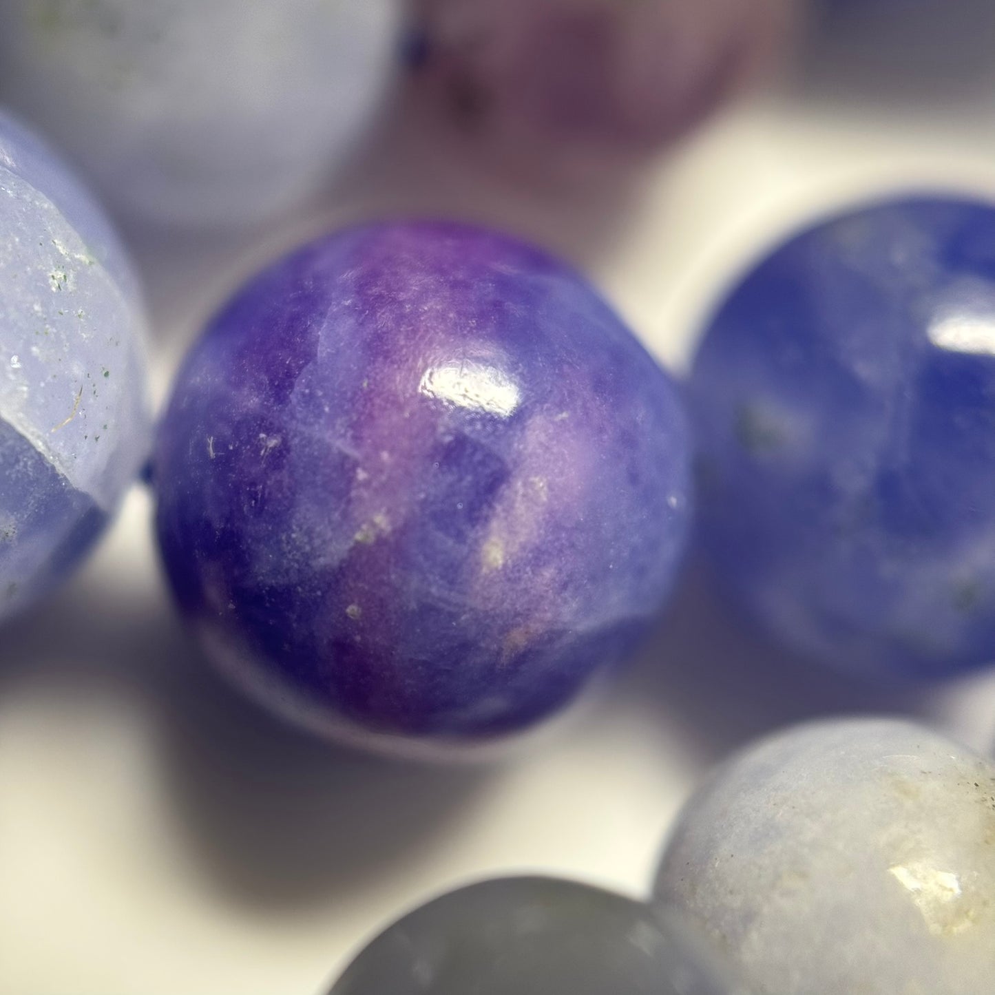 Hackmanite Polished Round Gemstone Beads