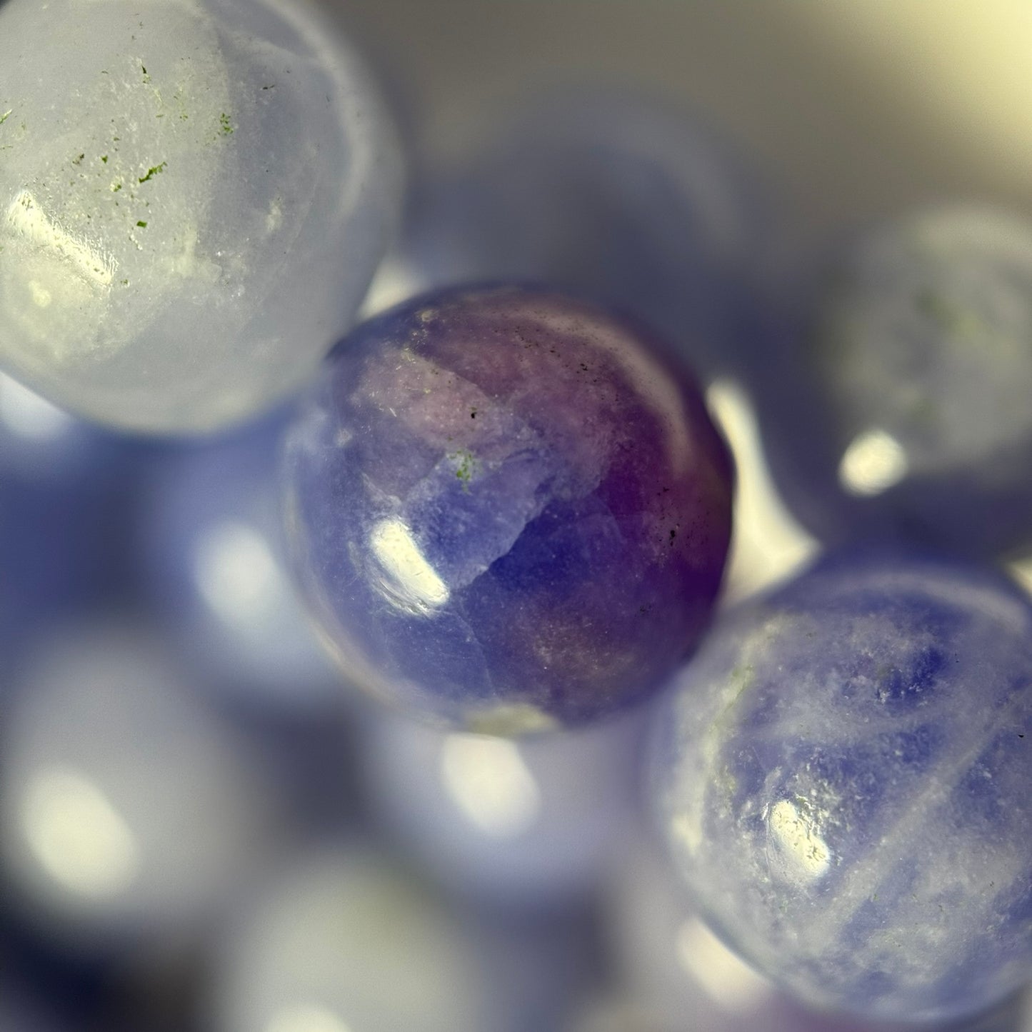 Hackmanite Polished Round Gemstone Beads