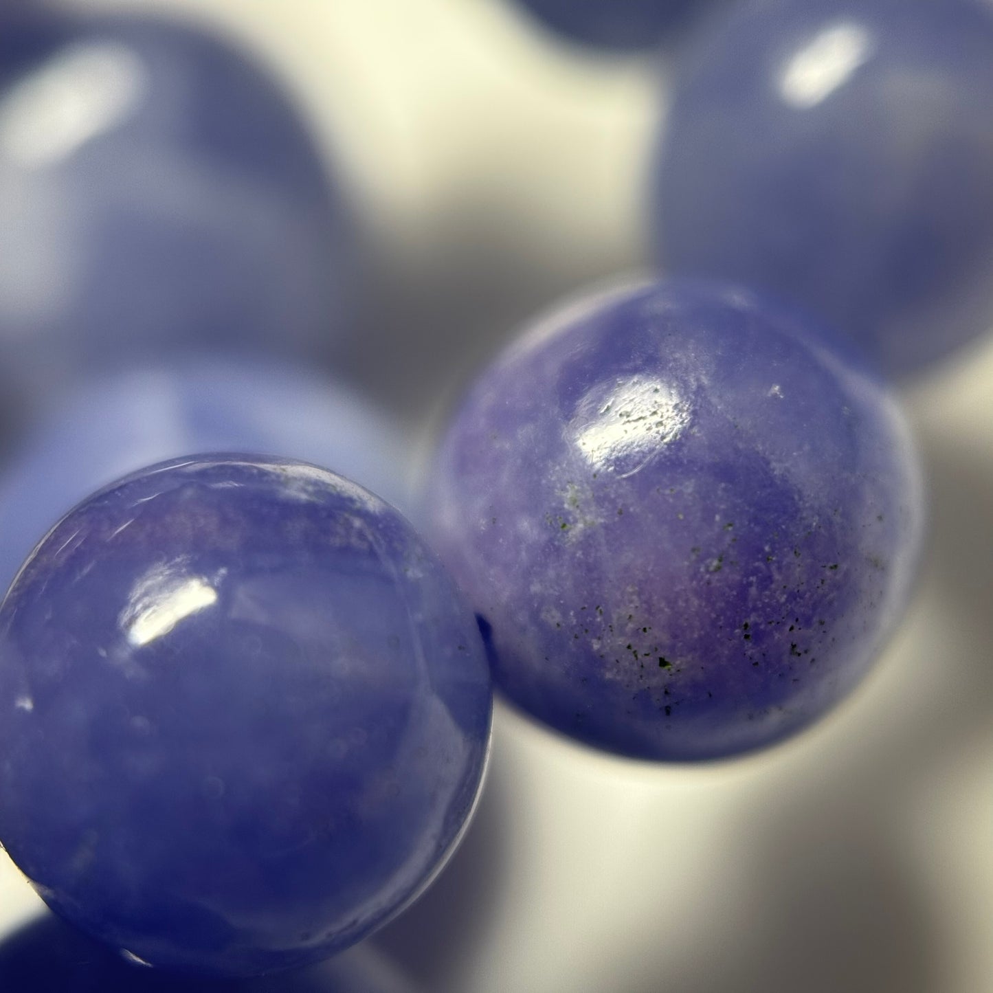 Hackmanite Polished Round Gemstone Beads