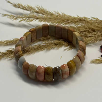 Fossilized Coral Bracelet – Natural Gemstone Jewelry