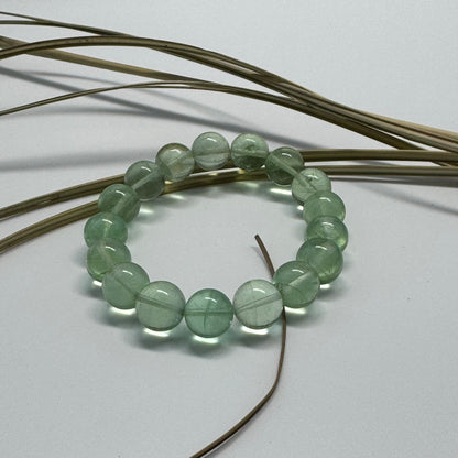 Green Fluorite Bracelet – Natural Gemstone Jewelry - (AAAA Quality)