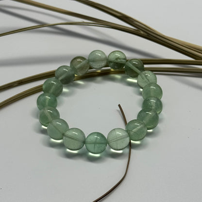 Green Fluorite Bracelet – Natural Gemstone Jewelry - (AAAA Quality)