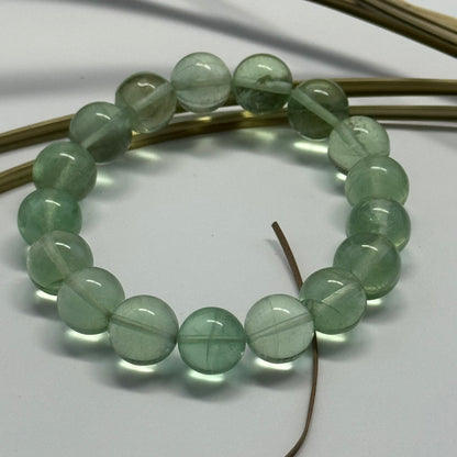 Green Fluorite Bracelet – Natural Gemstone Jewelry - (AAAA Quality)