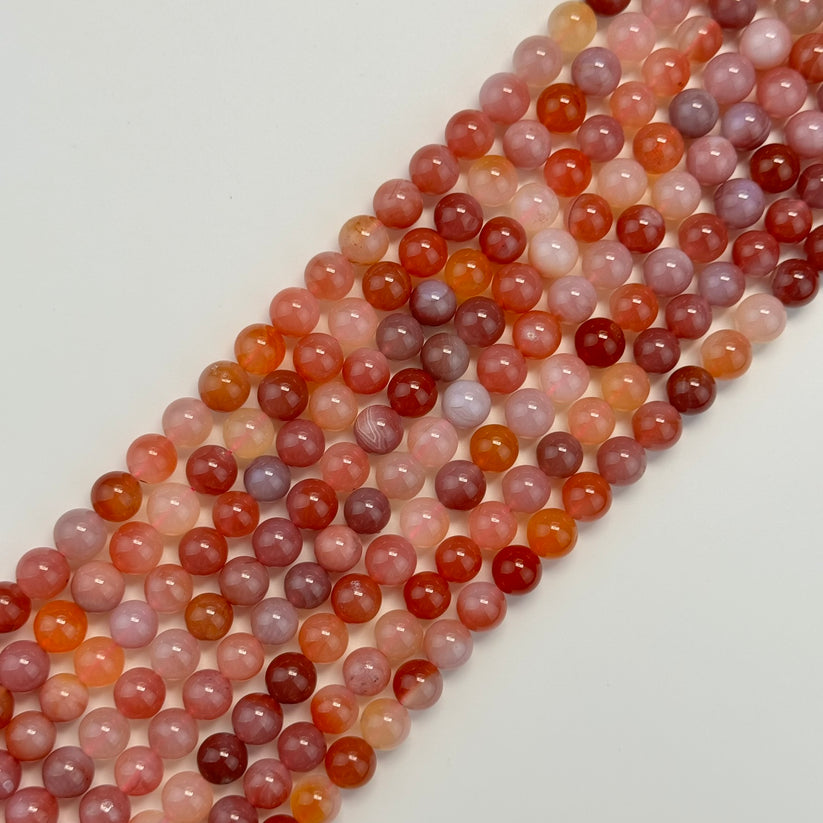 Polished Smooth Round Gemstone Beads