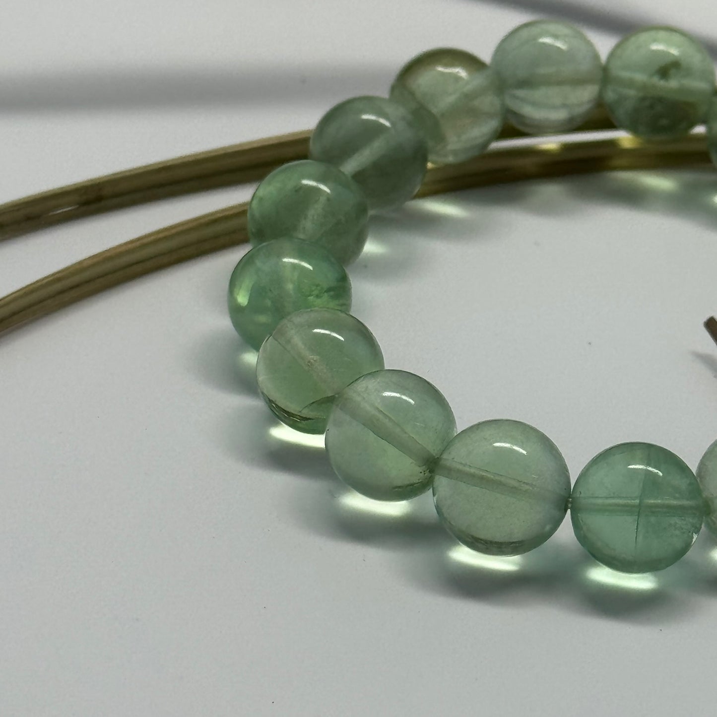 Green Fluorite Bracelet – Natural Gemstone Jewelry - (AAAA Quality)