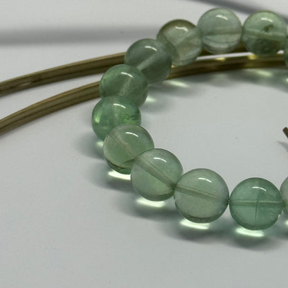 Green Fluorite Bracelet – Natural Gemstone Jewelry - (AAAA Quality)