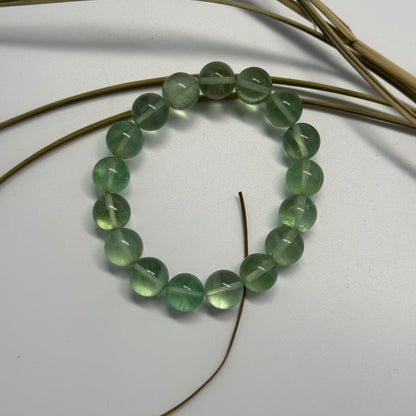 Green Fluorite Bracelet – Natural Gemstone Jewelry - (AAAA Quality)