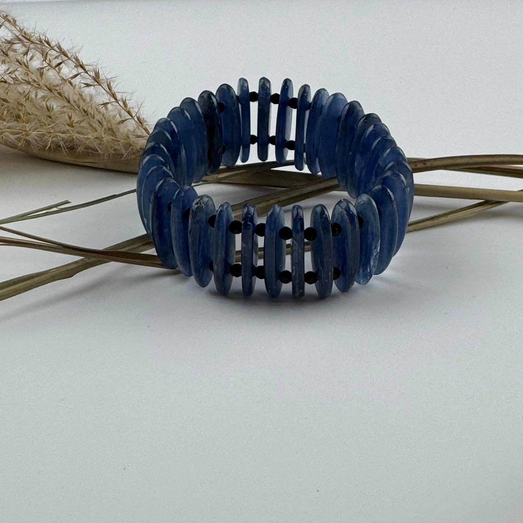 Kyanite Bracelet – Natural Blue Gemstone Jewelry