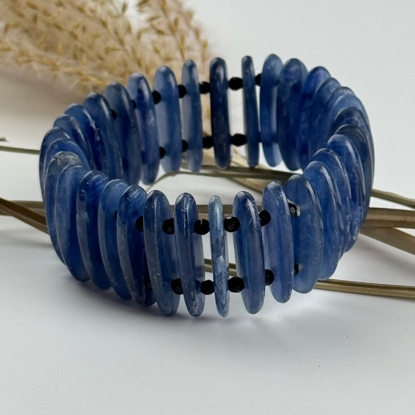 Kyanite Bracelet – Natural Blue Gemstone Jewelry