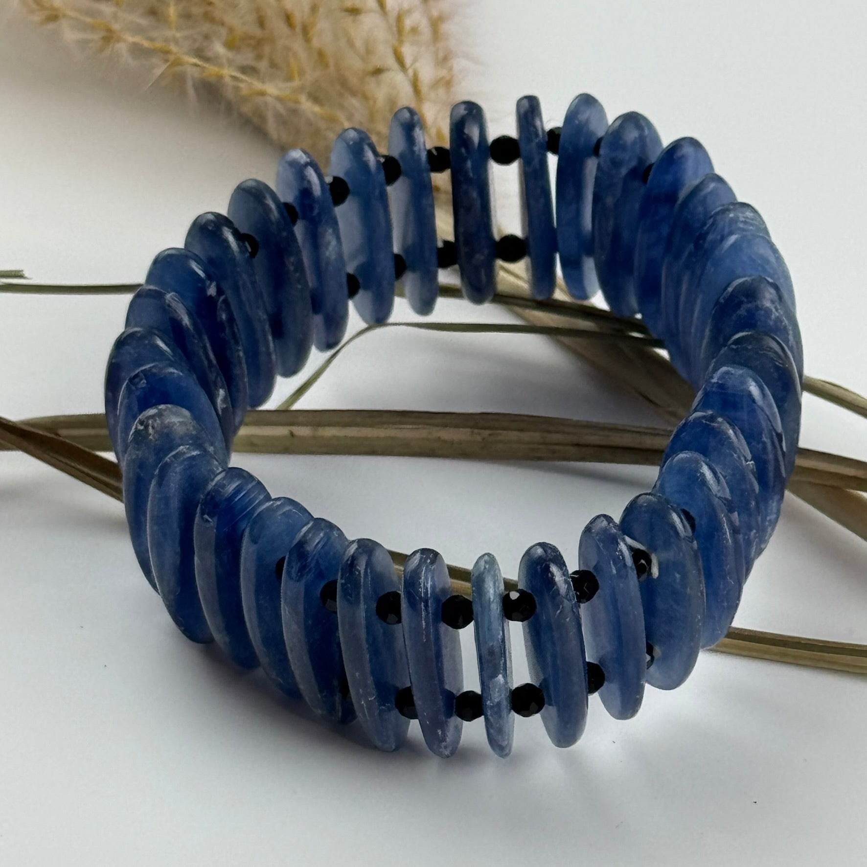 Kyanite Bracelet – Natural Blue Gemstone Jewelry