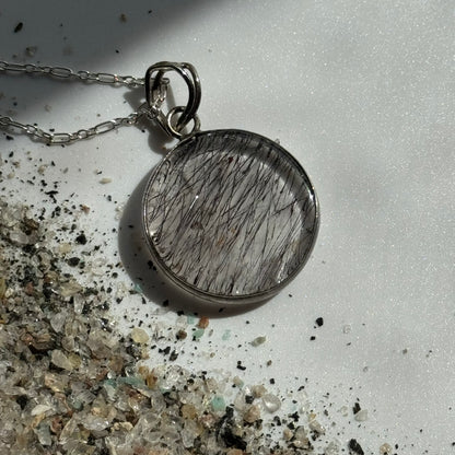 Sacred Seven Pendant – Unique Natural Gemstone Jewelry in 925 Sterling Silver