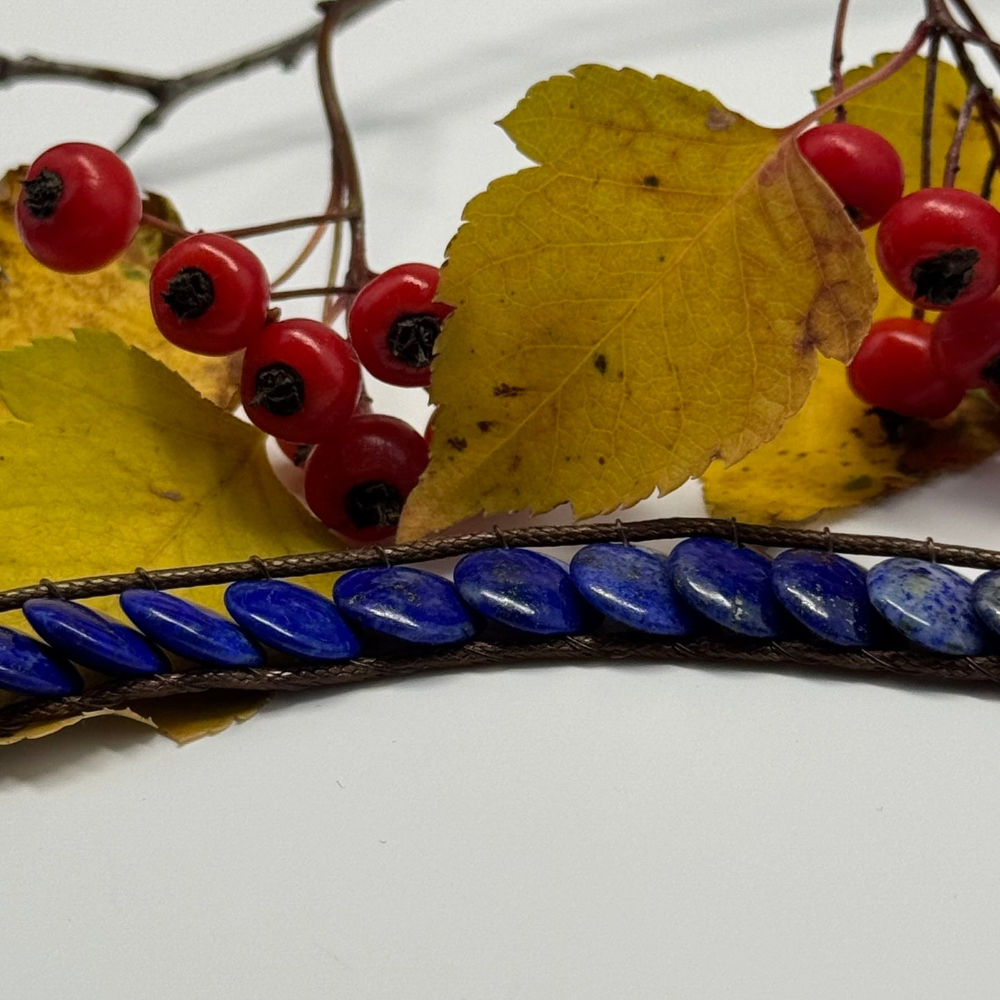 Adjustable Lapis Lazuli Bracelet – Natural Deep Blue Gemstone