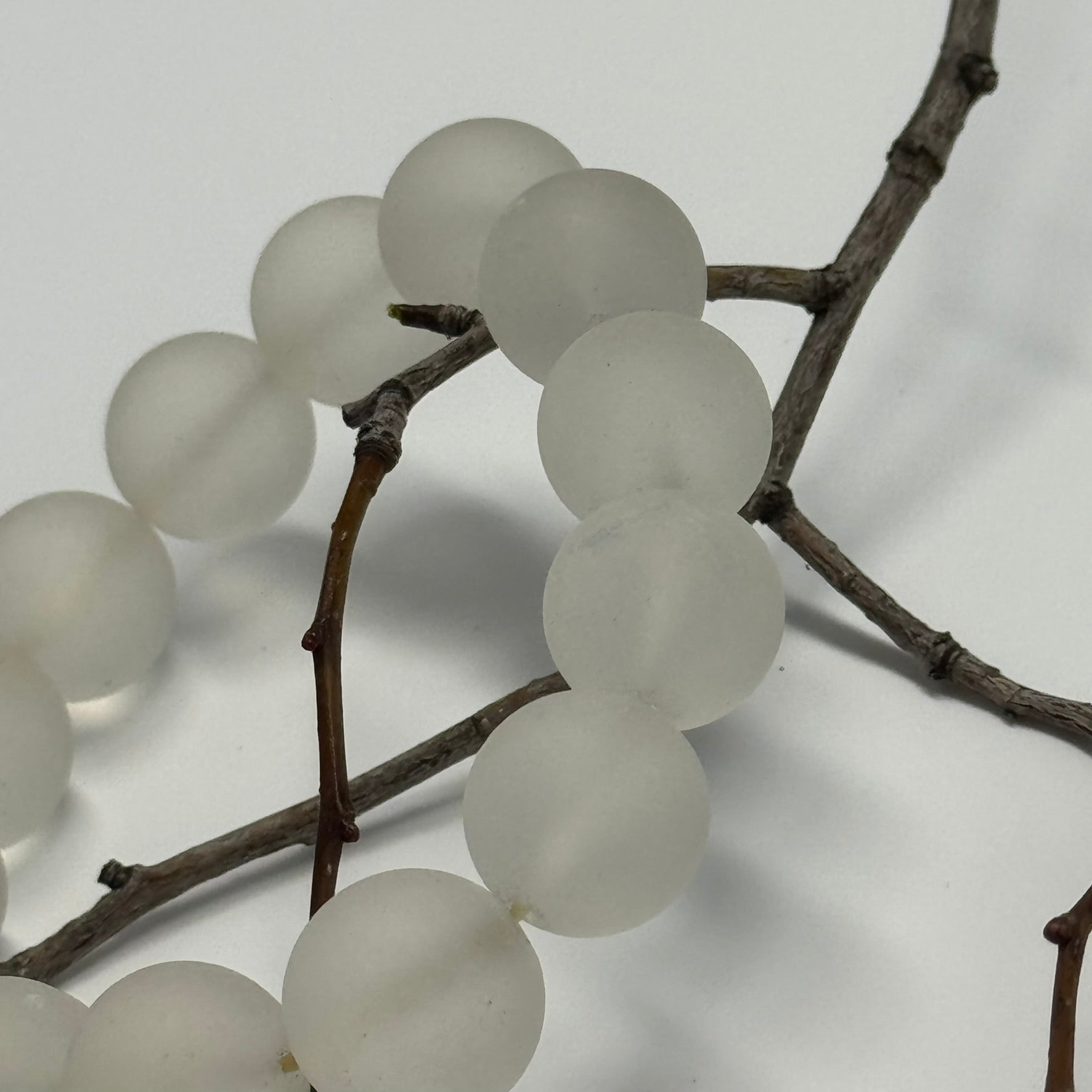 Frosted Quartz Bracelet – Natural Matte Gemstone