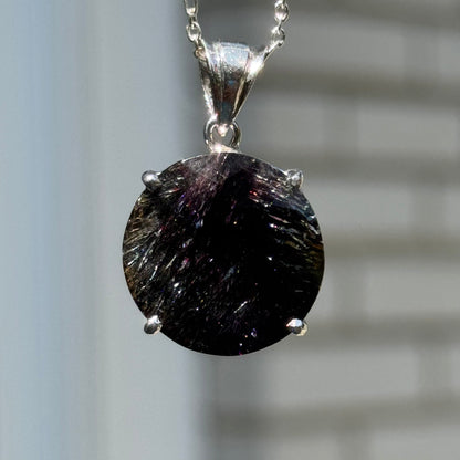 Sacred Seven Pendant – Faceted Natural Gemstone Jewelry in 925 Sterling Silver