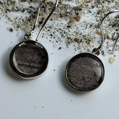 Sacred Seven Ring and Drop Earrings Set – Natural Gemstone Jewelry in 925 Sterling Silver