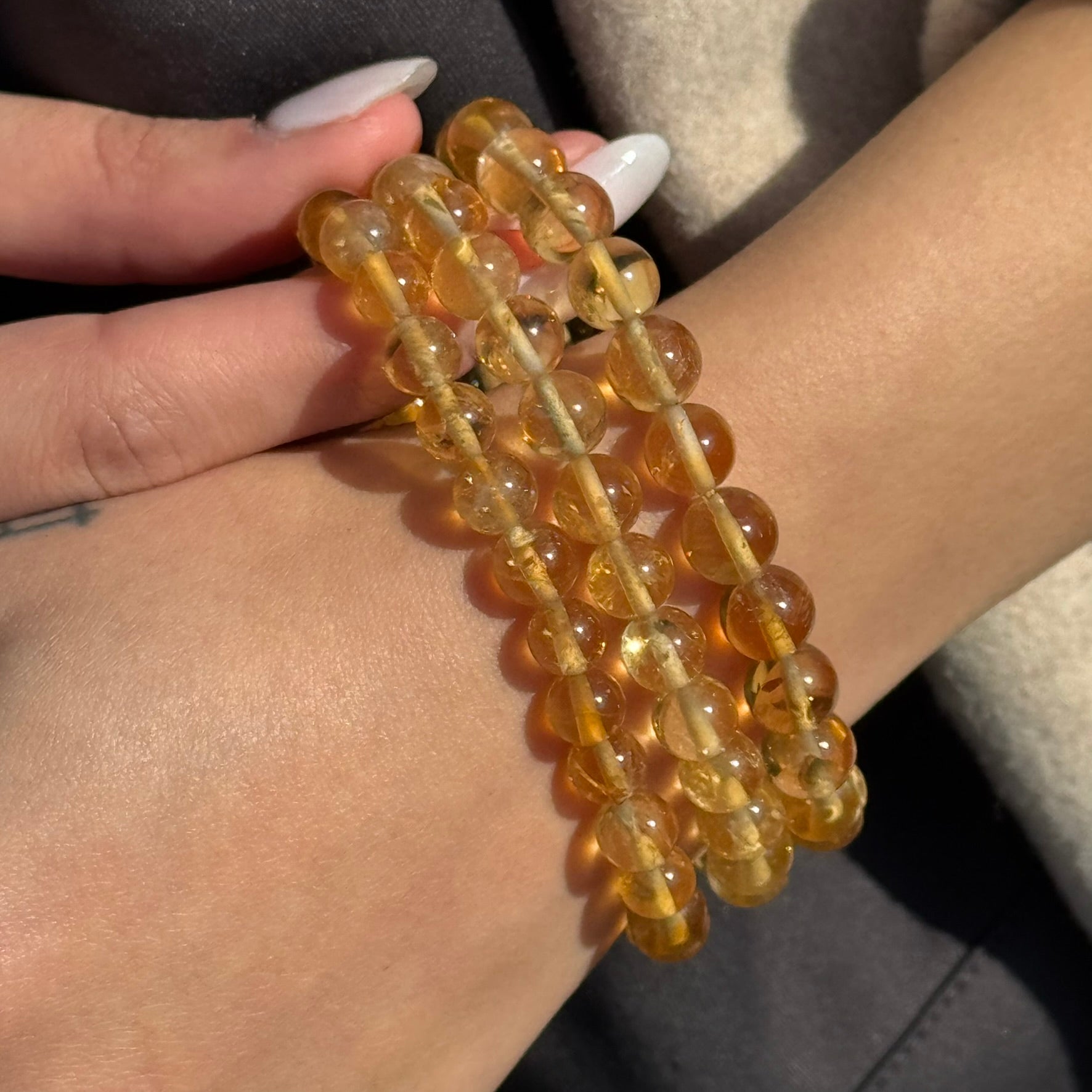 Citrine Bracelet – Natural Yellow Gemstone Jewelry