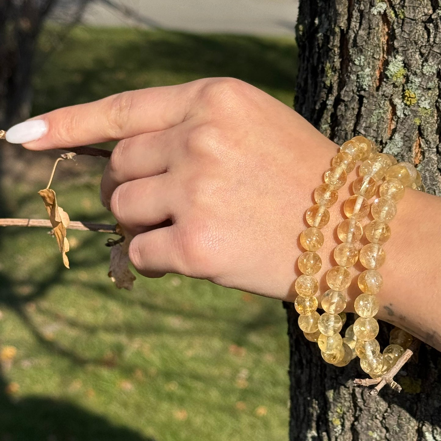 Citrine Bracelet – Natural Yellow Gemstone Jewelry