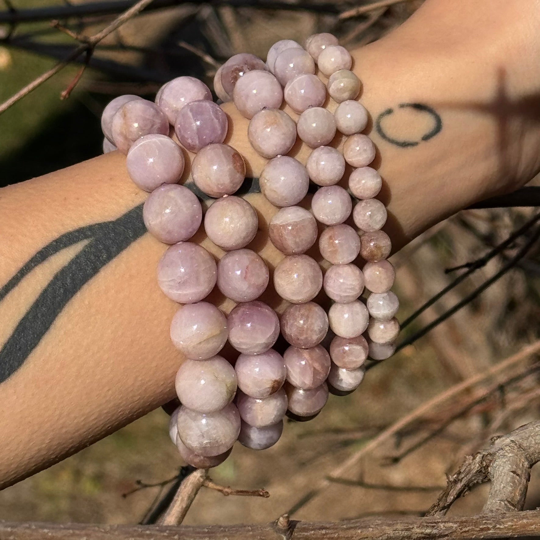 Kunzite Bracelet – Natural Pink Gemstone Jewelry
