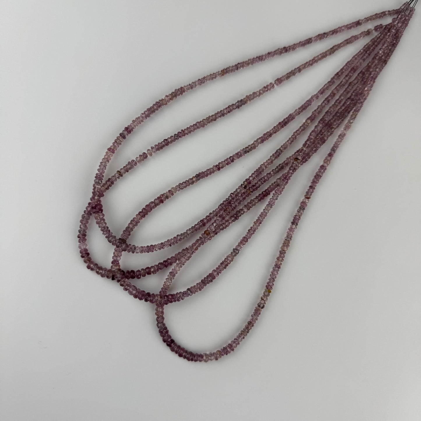 Mali Garnet Faceted Rondelle Gemstone Beads (AAAA Quality)