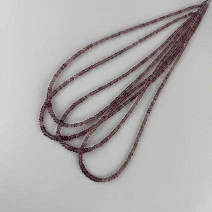 Mali Garnet Faceted Rondelle Gemstone Beads (AAAA Quality)