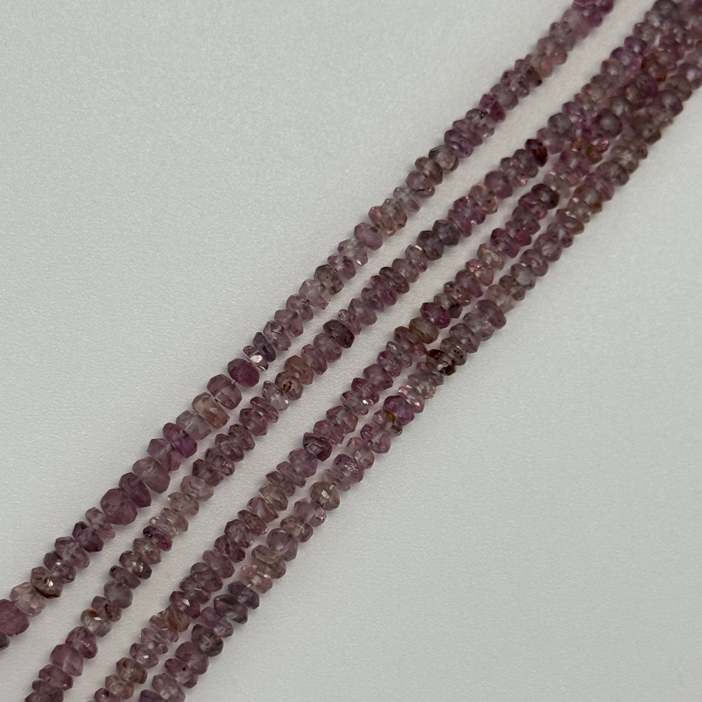 Mali Garnet Faceted Rondelle Gemstone Beads (AAAA Quality)