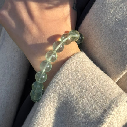 Green Fluorite Bracelet – Natural Gemstone Jewelry - (AAAA Quality)