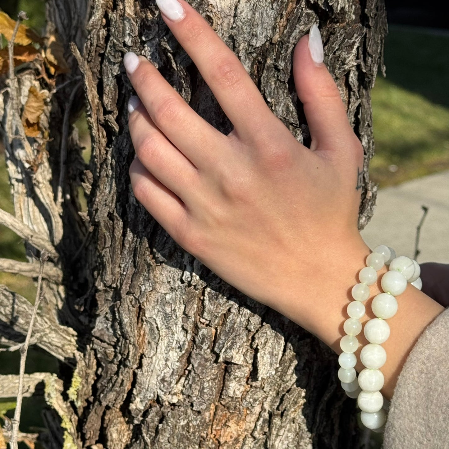 Green Moonstone Bracelet – AAA Quality Natural Gemstone