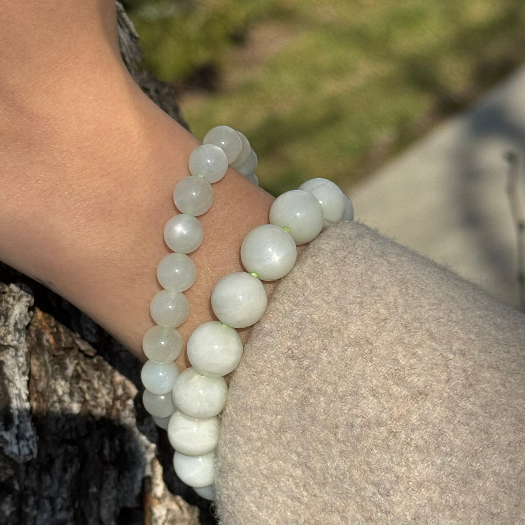 Green Moonstone Bracelet – AAA Quality Natural Gemstone