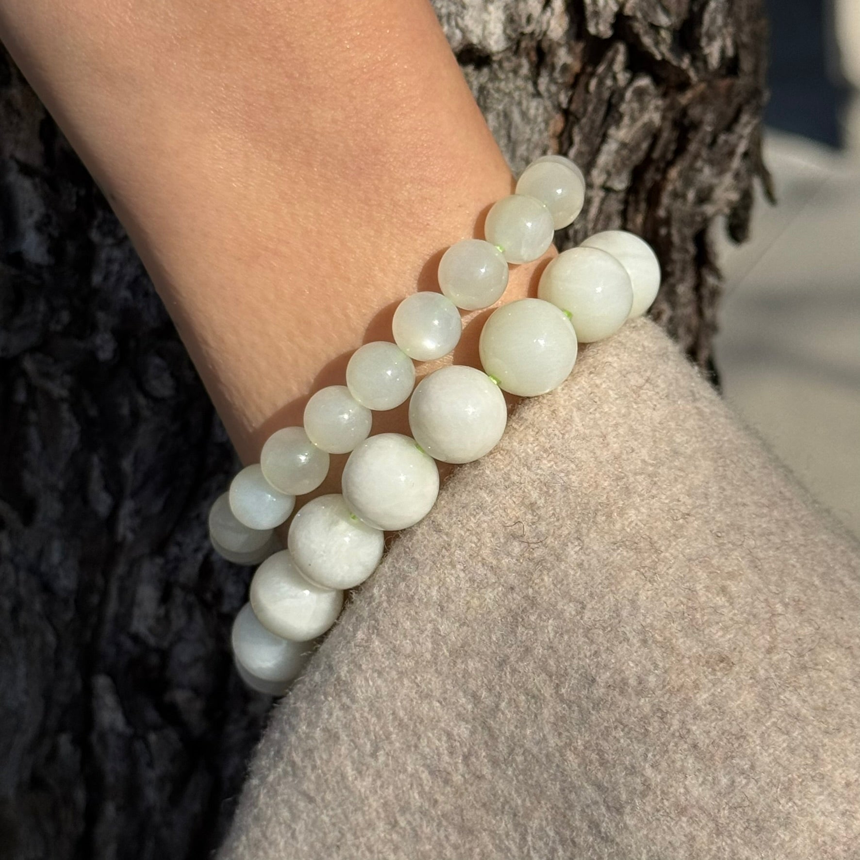 Green Moonstone Bracelet – AAA Quality Natural Gemstone