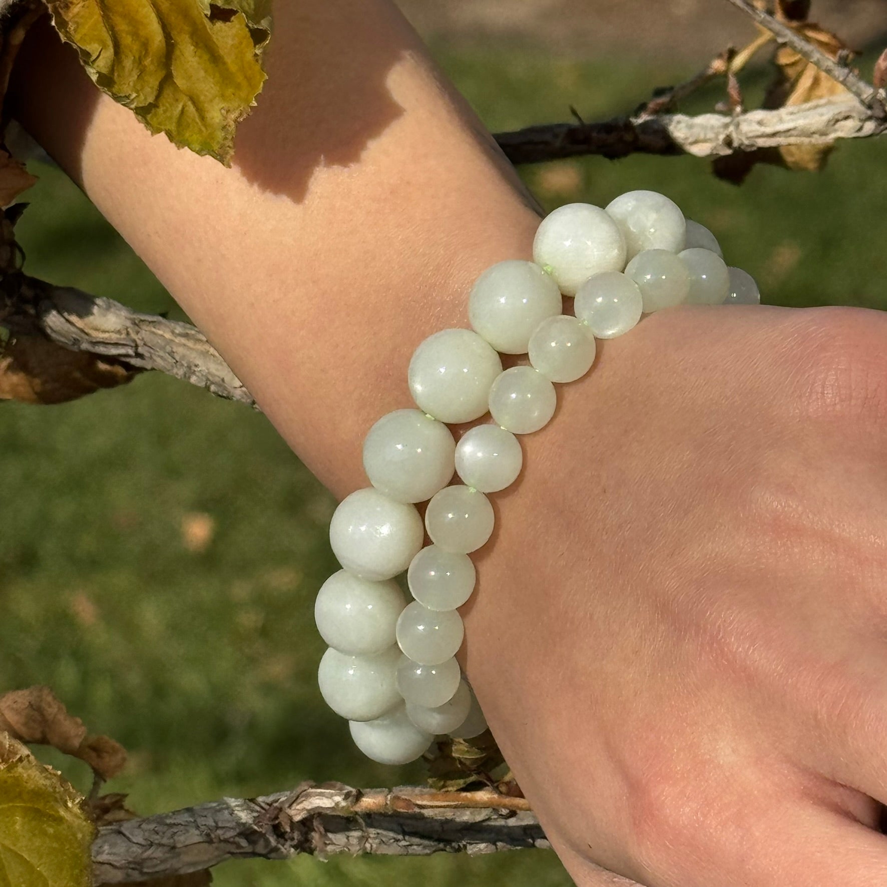 Green Moonstone Bracelet – AAA Quality Natural Gemstone