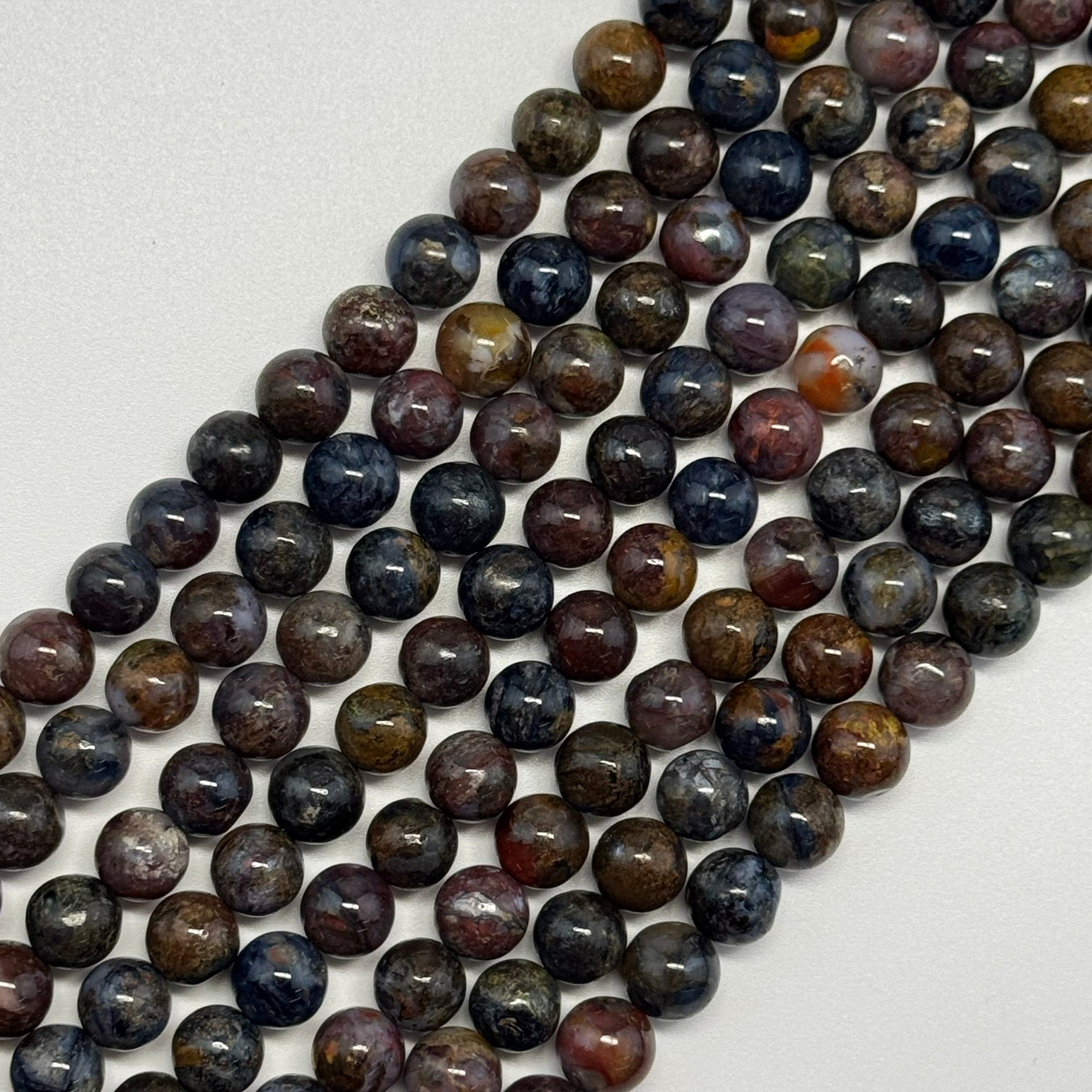 Pietersite Round Polished Beads Round Beads