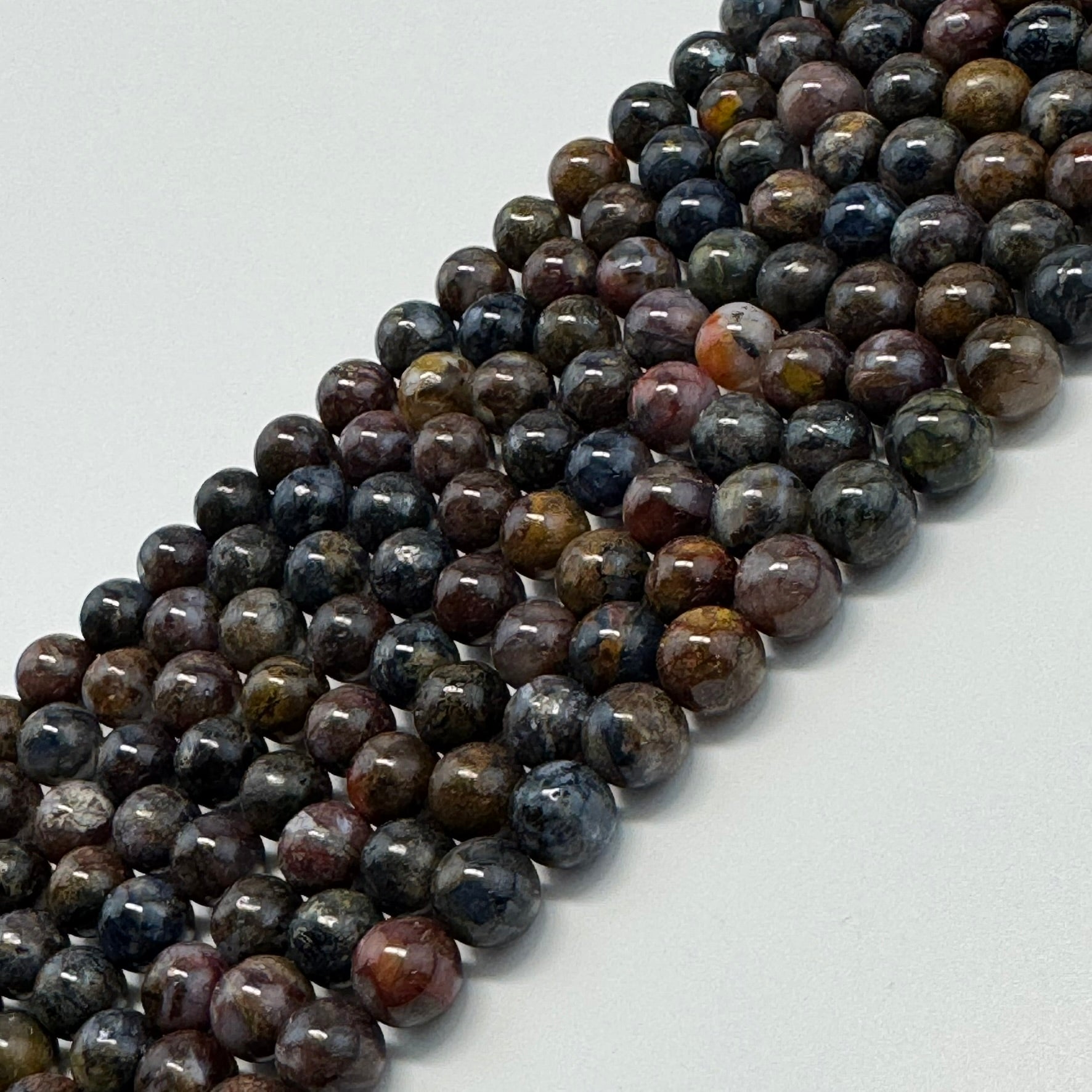 Pietersite Round Polished Beads Round Beads