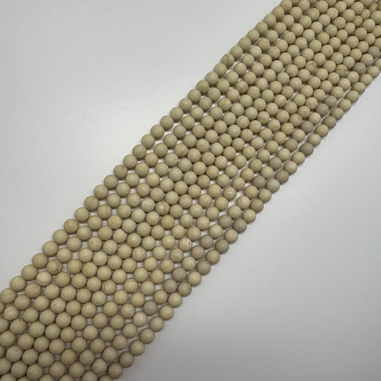 River Rock | Frosted 4-8mm Round Beads