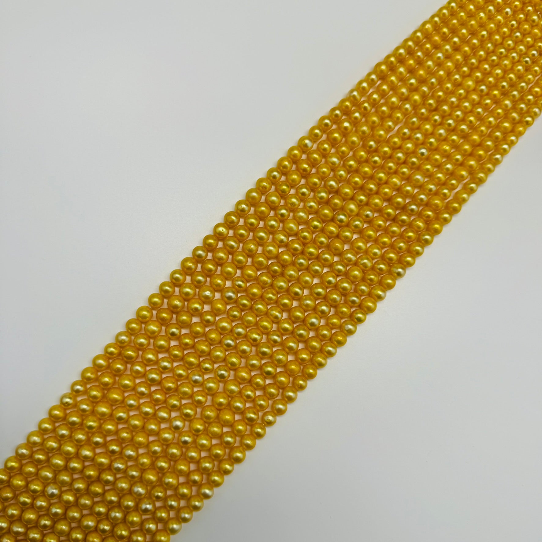 Dyed Yellow Freshwater Cultured Pearl