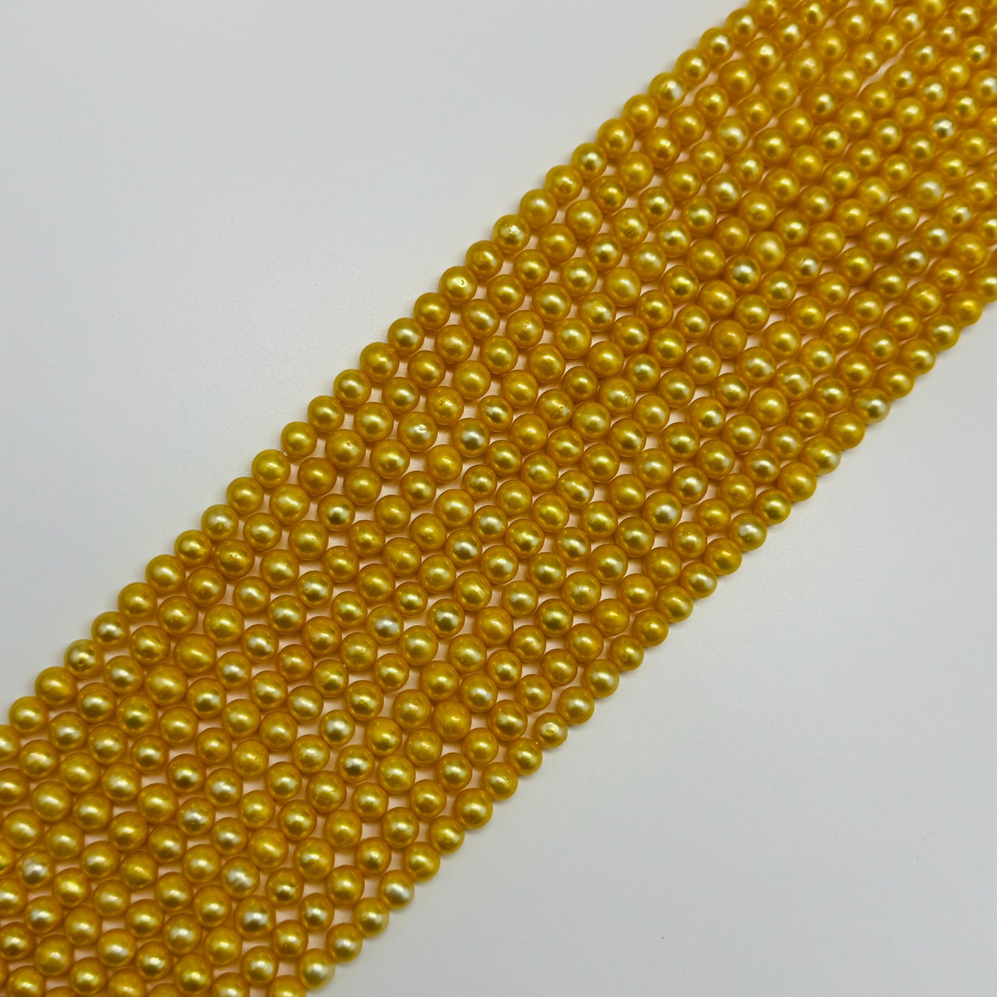 Dyed Yellow Freshwater Cultured Pearl