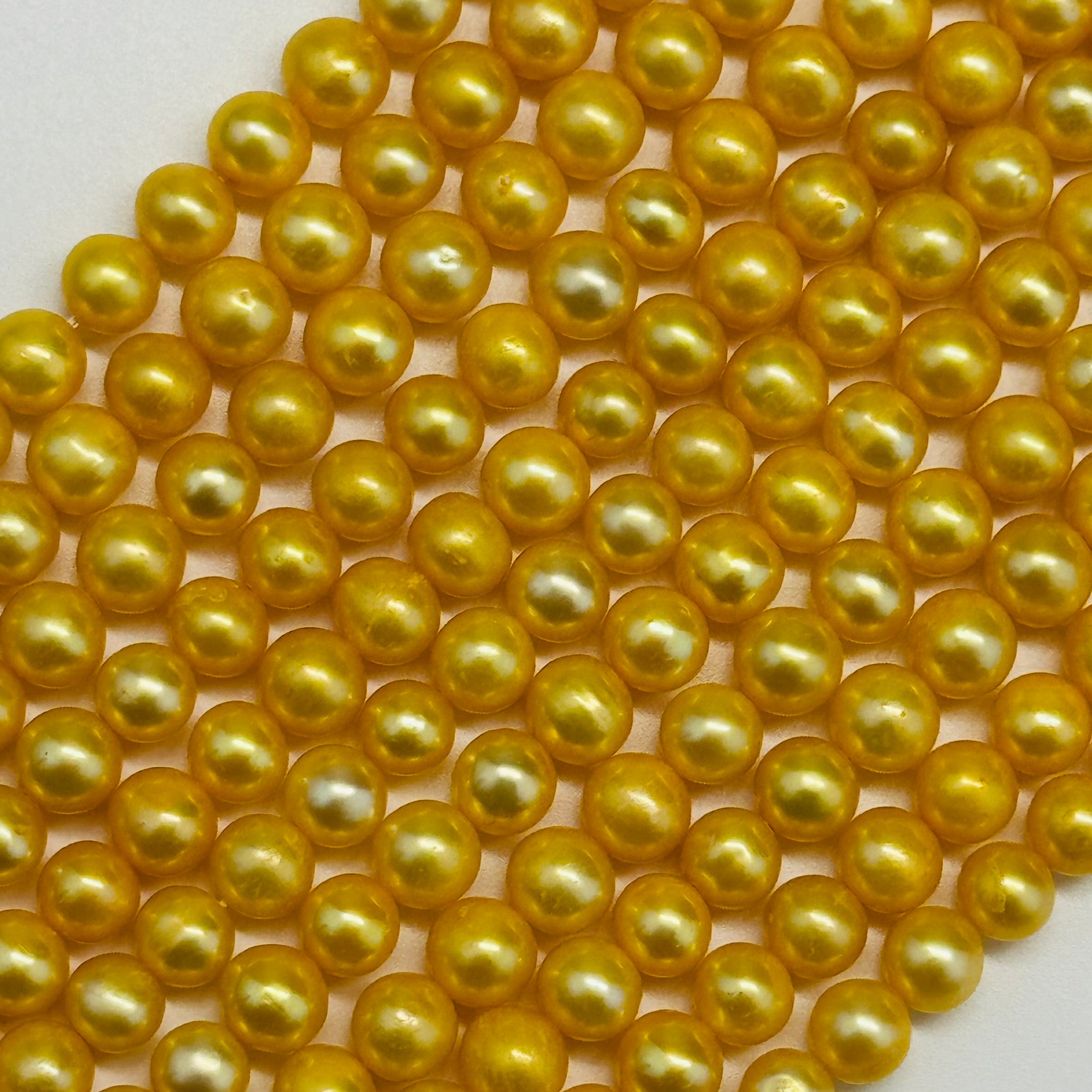 Dyed Yellow Freshwater Cultured Pearl