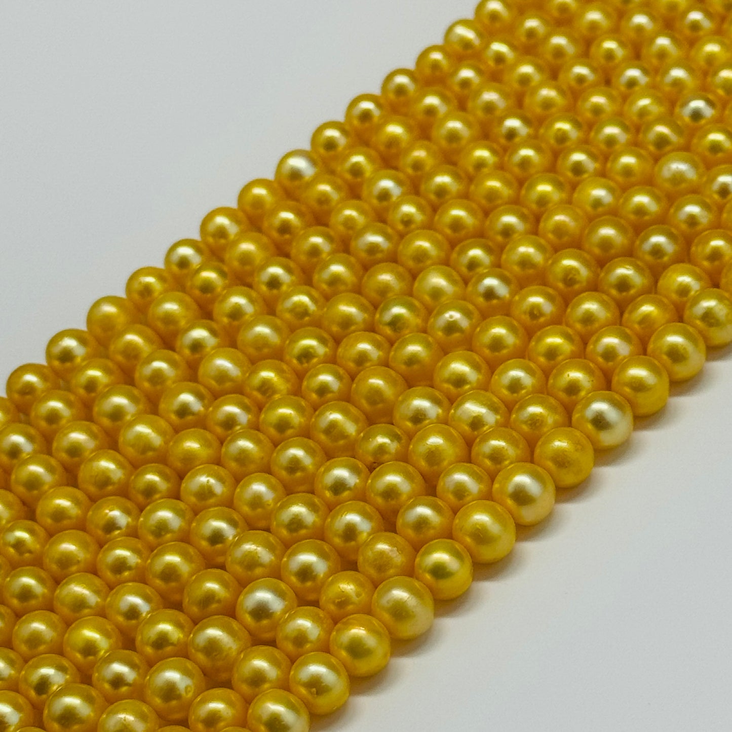 Dyed Yellow Freshwater Cultured Pearl