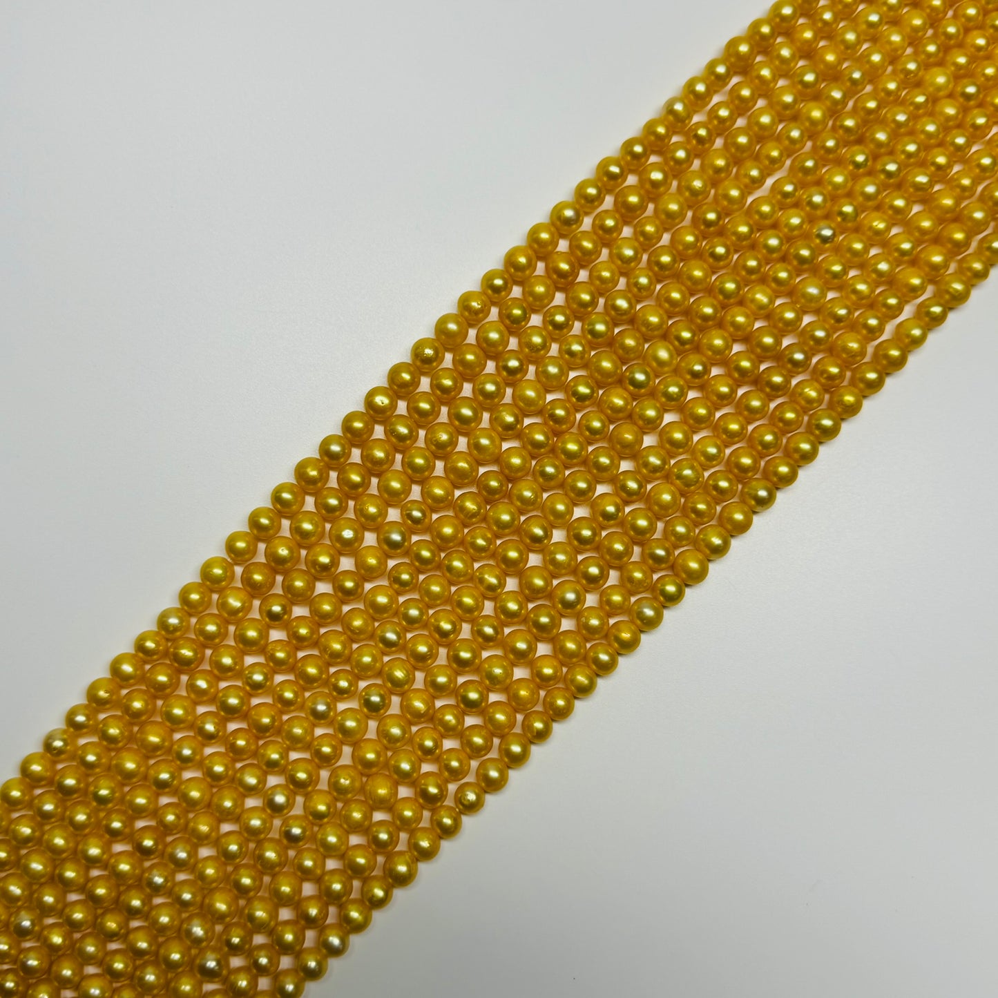 Dyed Yellow Freshwater Cultured Pearl