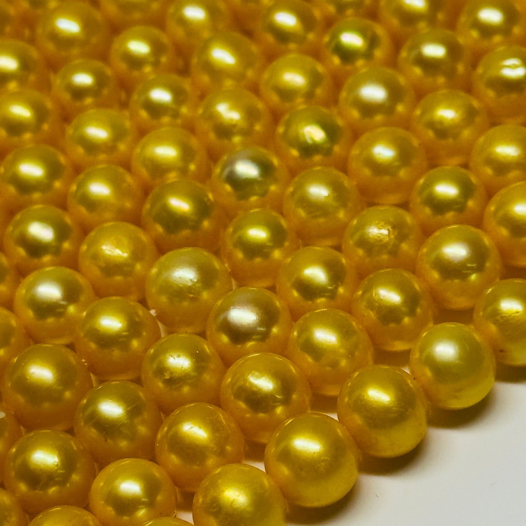 Dyed Yellow Freshwater Cultured Pearl