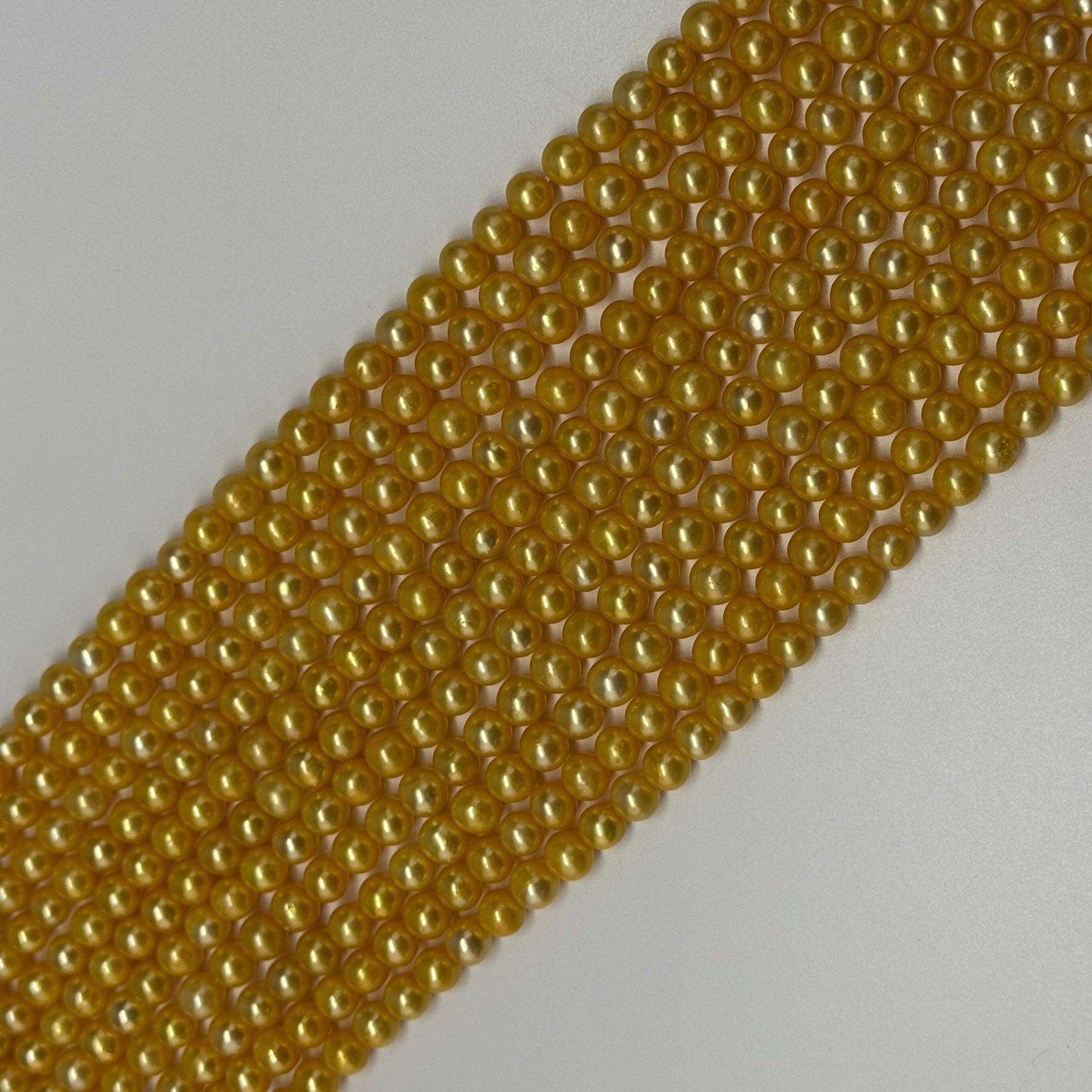 Dyed Yellow Freshwater Cultured Pearl