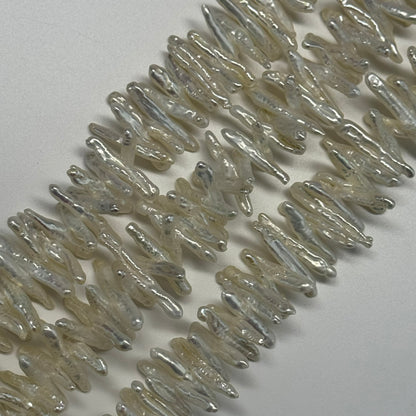 Freshwater Cultured Long Keshi Pearl - (AAA Quality)