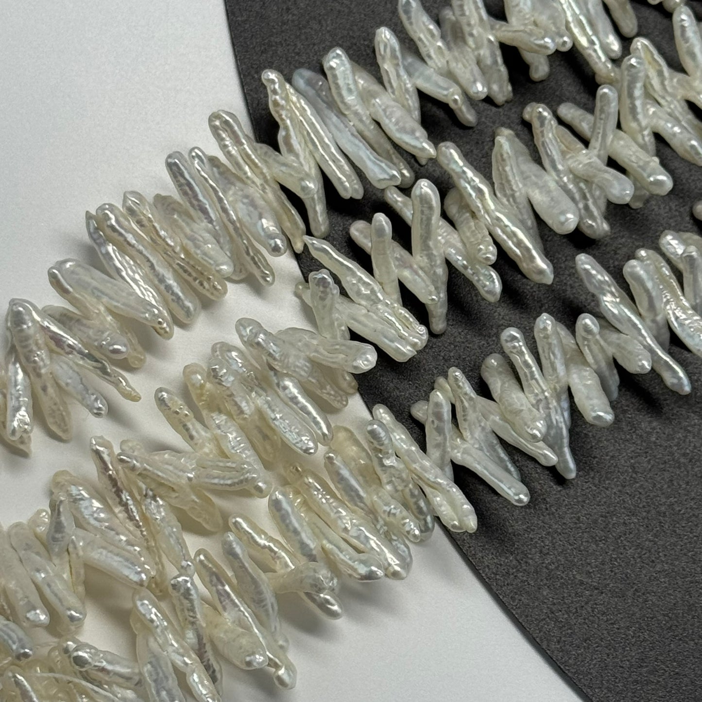 Freshwater Cultured Long Keshi Pearl - (AAA Quality)