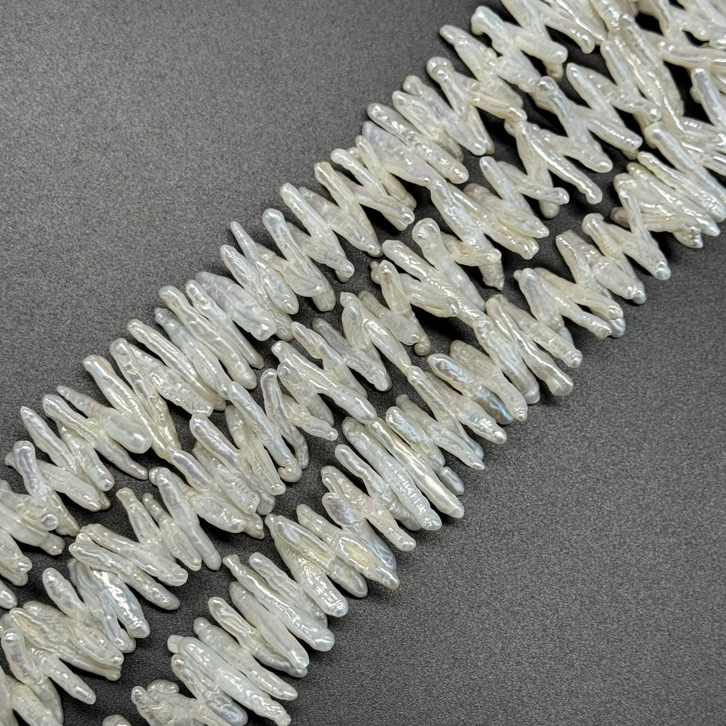 Freshwater Cultured Long Keshi Pearl - (AAA Quality)
