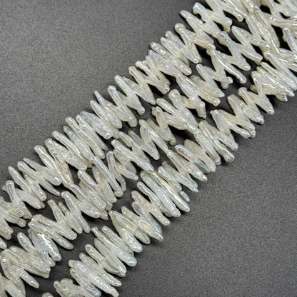Freshwater Cultured Long Keshi Pearl - (AAA Quality)