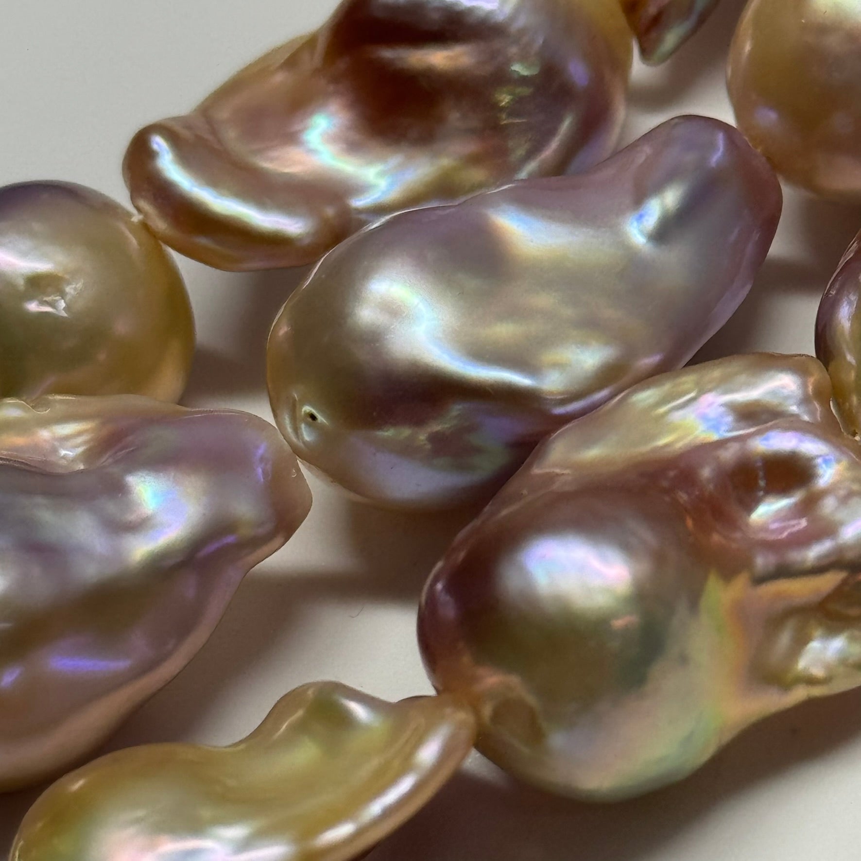 Freshwater Cultured Souffle Pearl - (AAAA Quality)