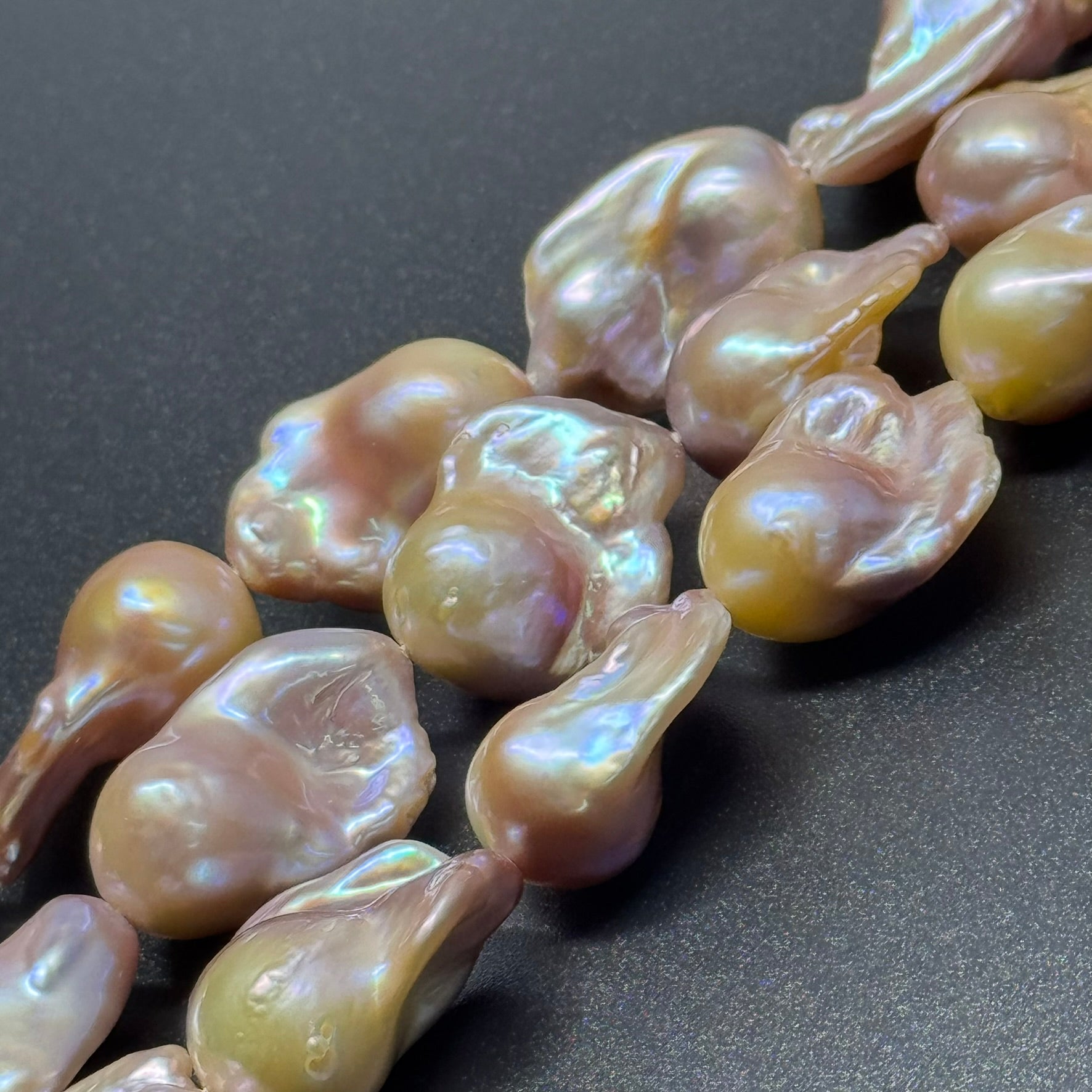 Freshwater Cultured Souffle Pearl - (AAAA Quality)