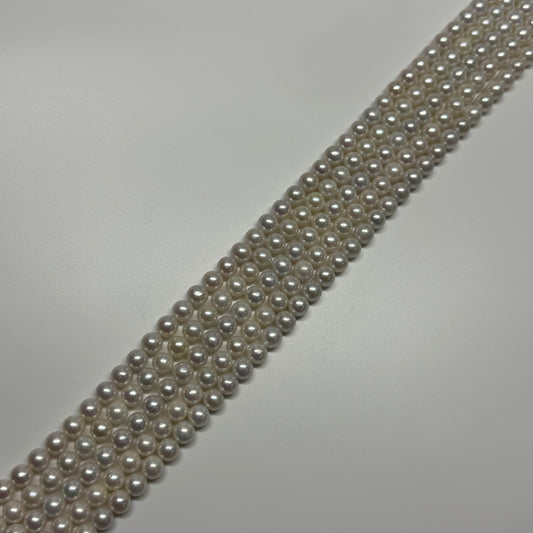 White Freshwater Cultured Pearl - (AAAA Quality)