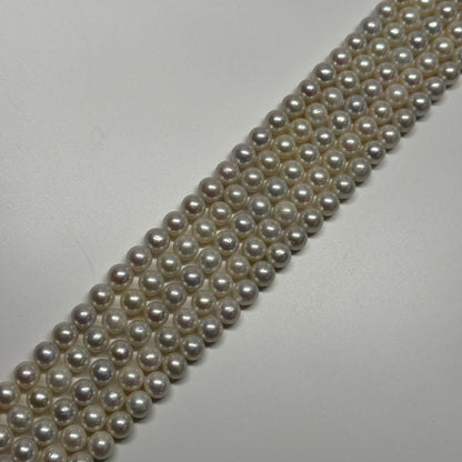 White Freshwater Cultured Pearl - (AAAA Quality)