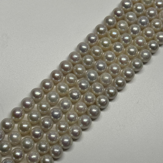 White Freshwater Cultured Pearl - (AAAA Quality)